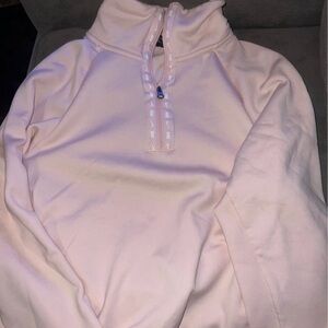 Nike Soft Pink Quarter-Zip Top